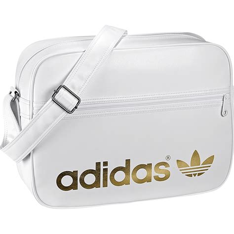 umhängetasche adidas weiß gold